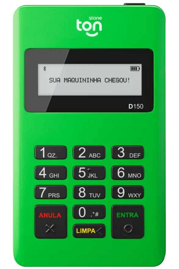 Maquininha T1 - Máquina de Cartão do Ton | Ton