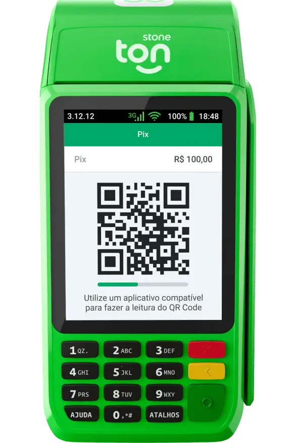 Maquininha T3 - Máquina de Cartão do Ton | Ton